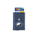 TROMSI - PU Card Holder with Air Tag - Navy Blue