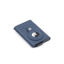 TROMSI - PU Card Holder with Air Tag - Navy Blue