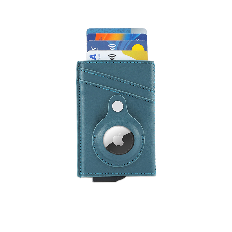 TROMSI - PU Card Holder with Air Tag - Green