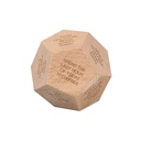 ORLI - eco-neutral 12 sided wooden dice