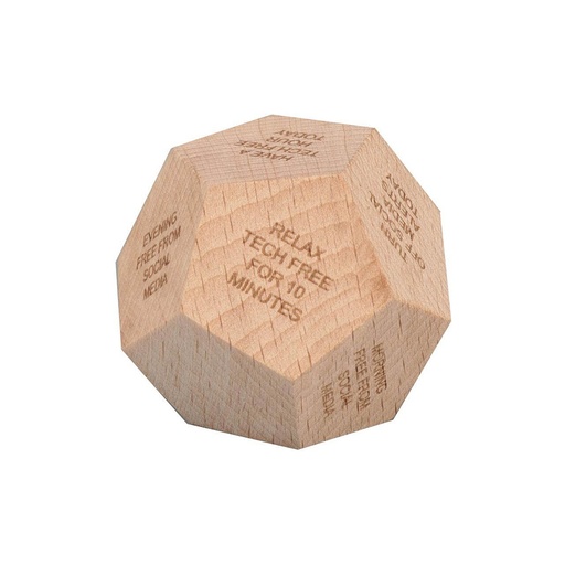 ORLI - eco-neutral 12 sided wooden dice