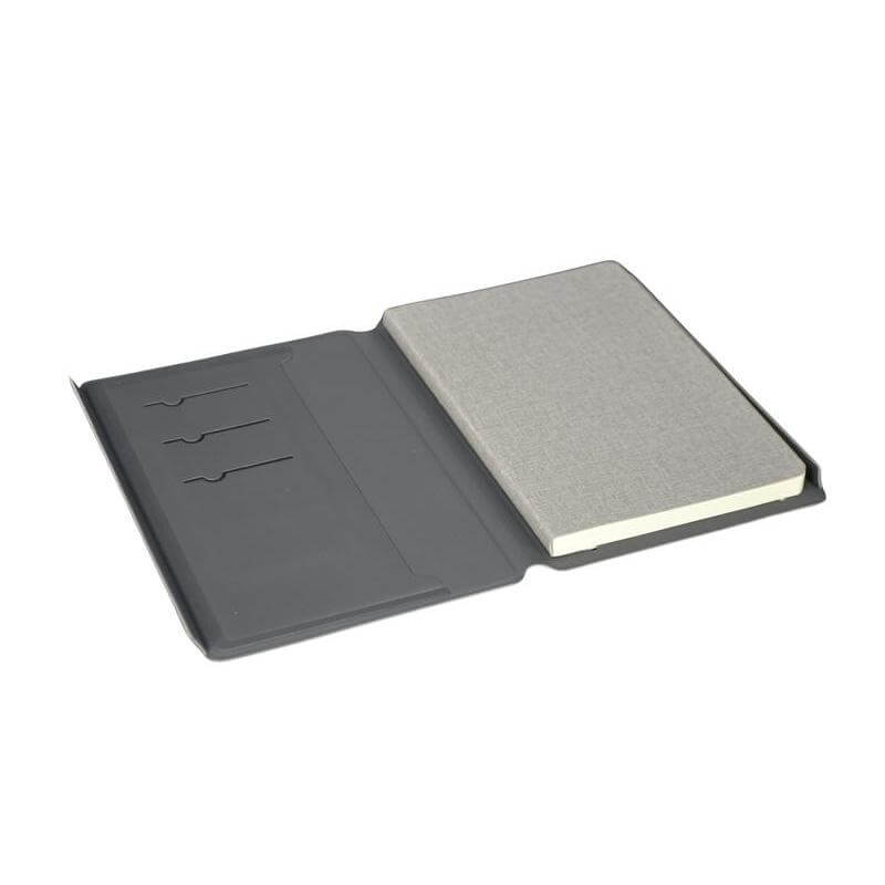 VARDIM - SANTHOME - Set of Notebook and Pen - Grey