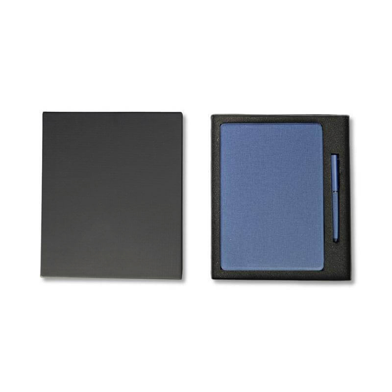 VARDIM - SANTHOME - Set of Notebook and Pen - Navy Blue