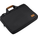 SLOTEN - Santhome 15" Laptop Bag (Black/Tan)