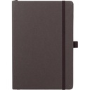 ABULA - eco-neutral A5 Fruit Paper Hard Cover Notebook & Ball Pen - Coffee