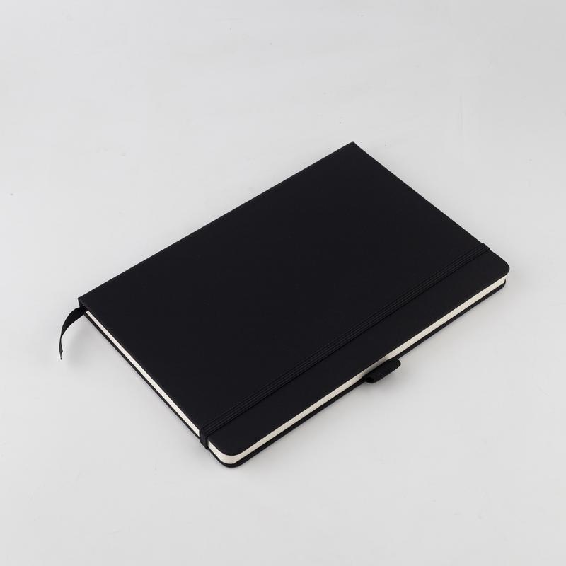 JURSI - A5 PU Cover Notebook - Black