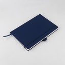 JURSI - A5 PU Cover Notebook - Navy Blue