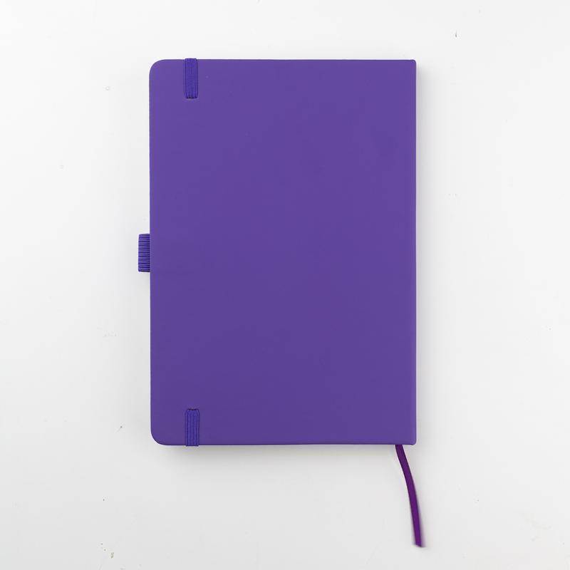 JURSI - A5 PU Cover Notebook - Violet