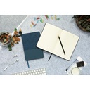 LYSS - Santhome A5 Soft PU Cover Notebook - Blue