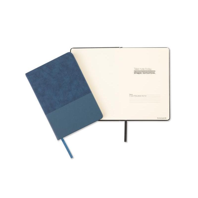 LYSS - Santhome A5 Soft PU Cover Notebook - Blue