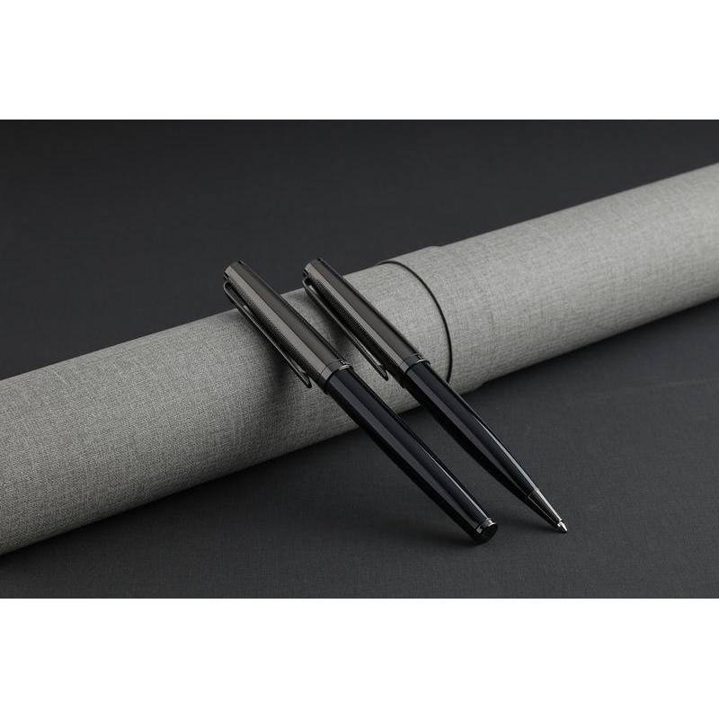 KIRAZ - Gift Set of Roller and Ball Pen - Black