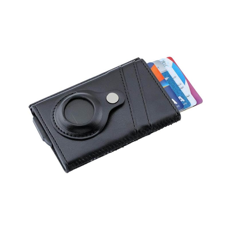 TROMSI - Santhome® PU Card Holder with Santhome Tag pocket - Black