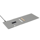 BLACE - CHANGE ZERO Recycled PU 15W Wireless Mousepad & Desk Organizer - Grey