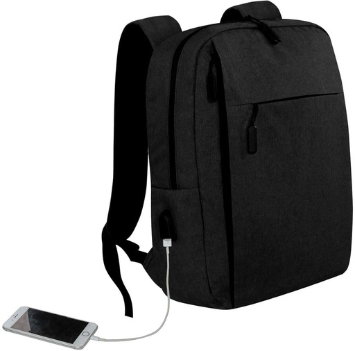 MALACCA - Giftology 14" Laptop Backpack 10L - Black (Anti-bacterial)