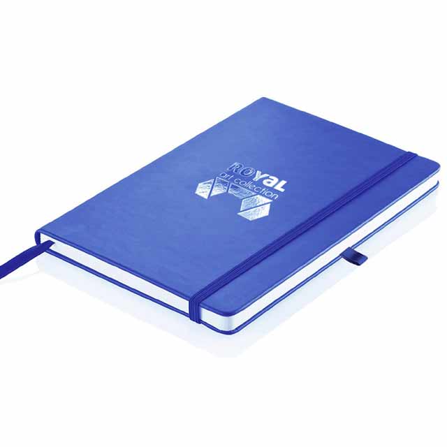 Shield Blue A5 PU Notebook