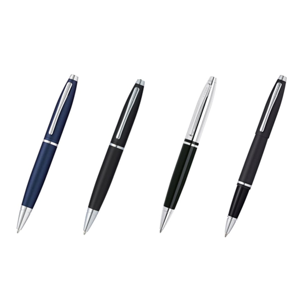 Cross Calais(TM) Matte Metallic Blue with Polished Chrome Appointments Ballpoint Pen