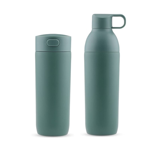 RUVO - CHANGE ZERO 2-in-1 Modular Hydration Gift Set - Dark Green