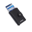 FLORINA - RFID PU Slim Cardholder Wallet - Black