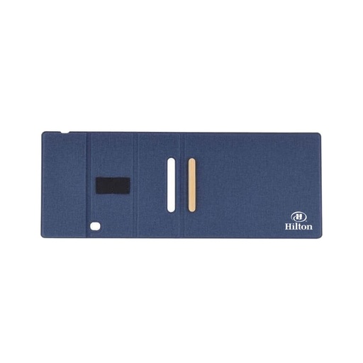 BLACE - CHANGE ZERO Recycled PU 15W Wireless Mousepad & Desk Organizer - Navy Blue