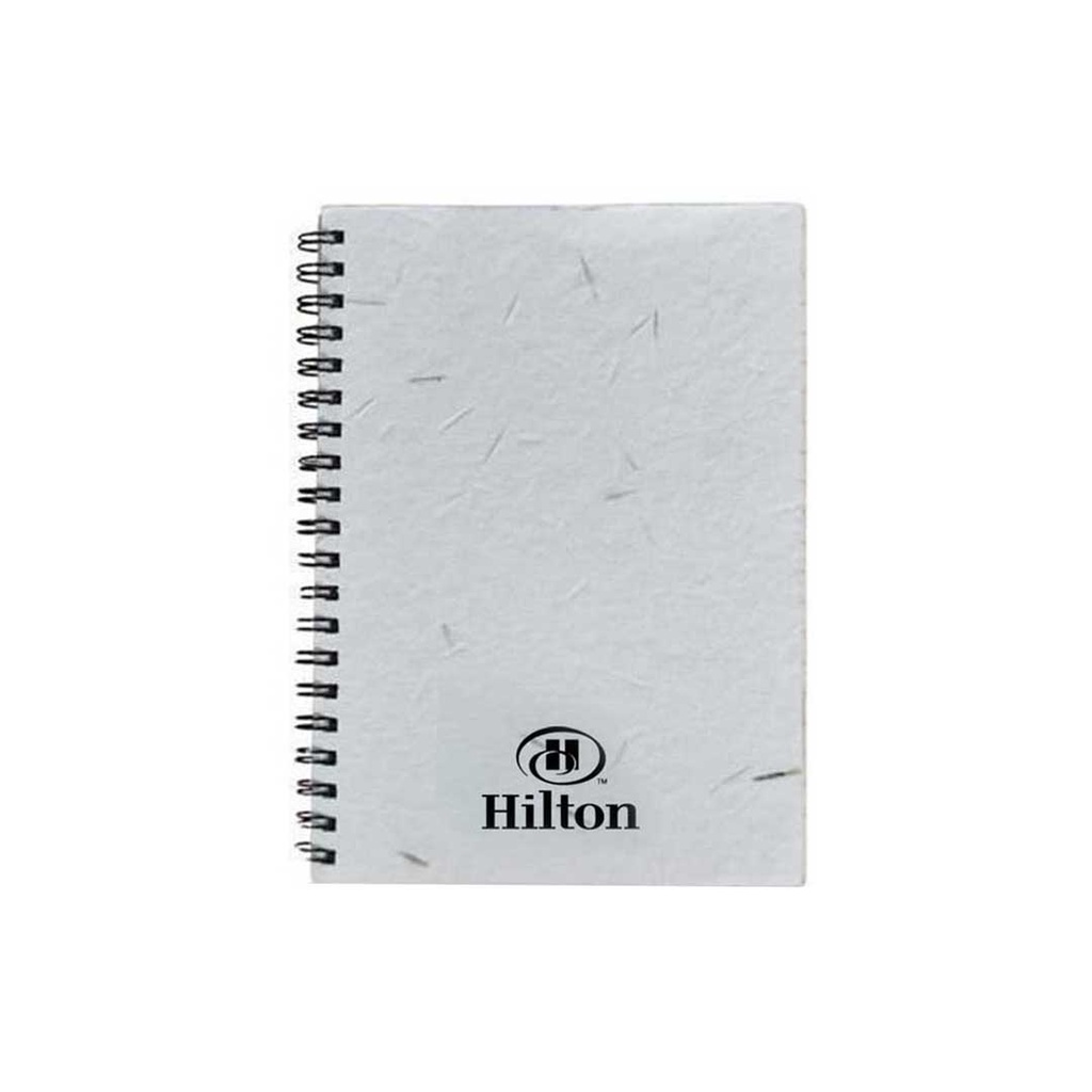 LUGO - eco-neutral® B6 Soft Cover Handmade Seed Paper Spiral Notebook