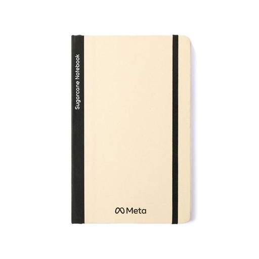 BUREN - eco-neutral Sugarcane Paper A5 Notebook - Black