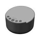 ROVIK - Giftology 3-in-1 Bluetooth Speaker with Sleep Machine and 15W Wireless Charger - Black