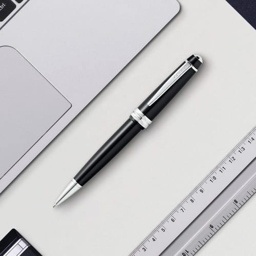 Cross Bailey Light™ Polished Black Resin with Polished Chrome Appointments Ballpoint Pen