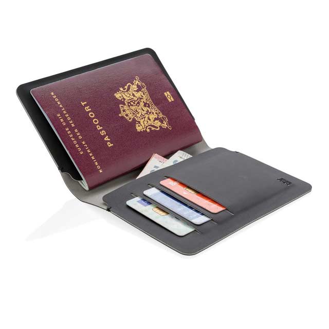 Inspiring Adventures Luxury Passport and Vaccine Card Holder, Credit Card,  RFID Blocking Bifold Wallet | Slim Minimalist Design | Includes Unique Gift