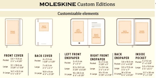 Moleskine Classic Large Ruled Hard Cover Notebook -  White