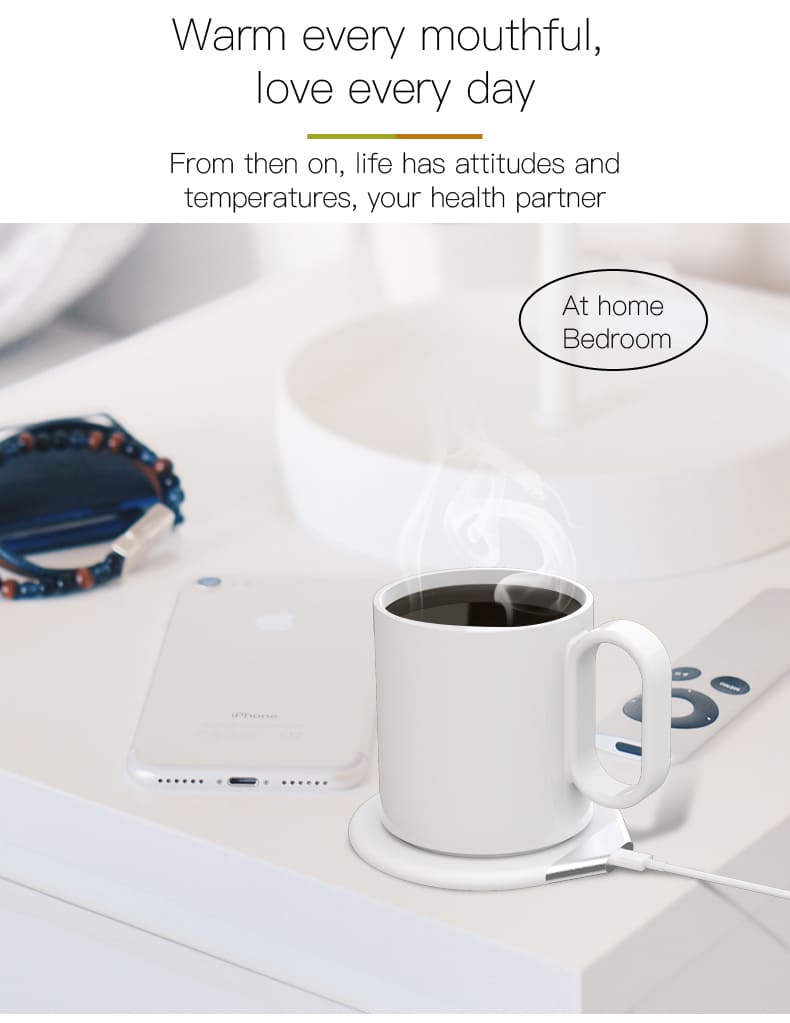 CRIVITS – Smart Mug Warmer with Wireless Charger – Dugo World