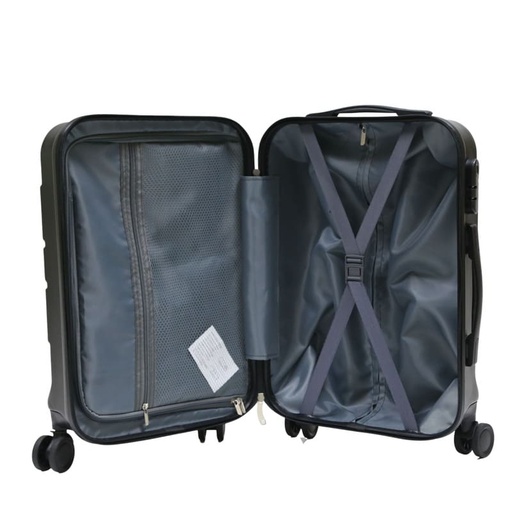 GENOVA - Cabin Trolley Bag - Black