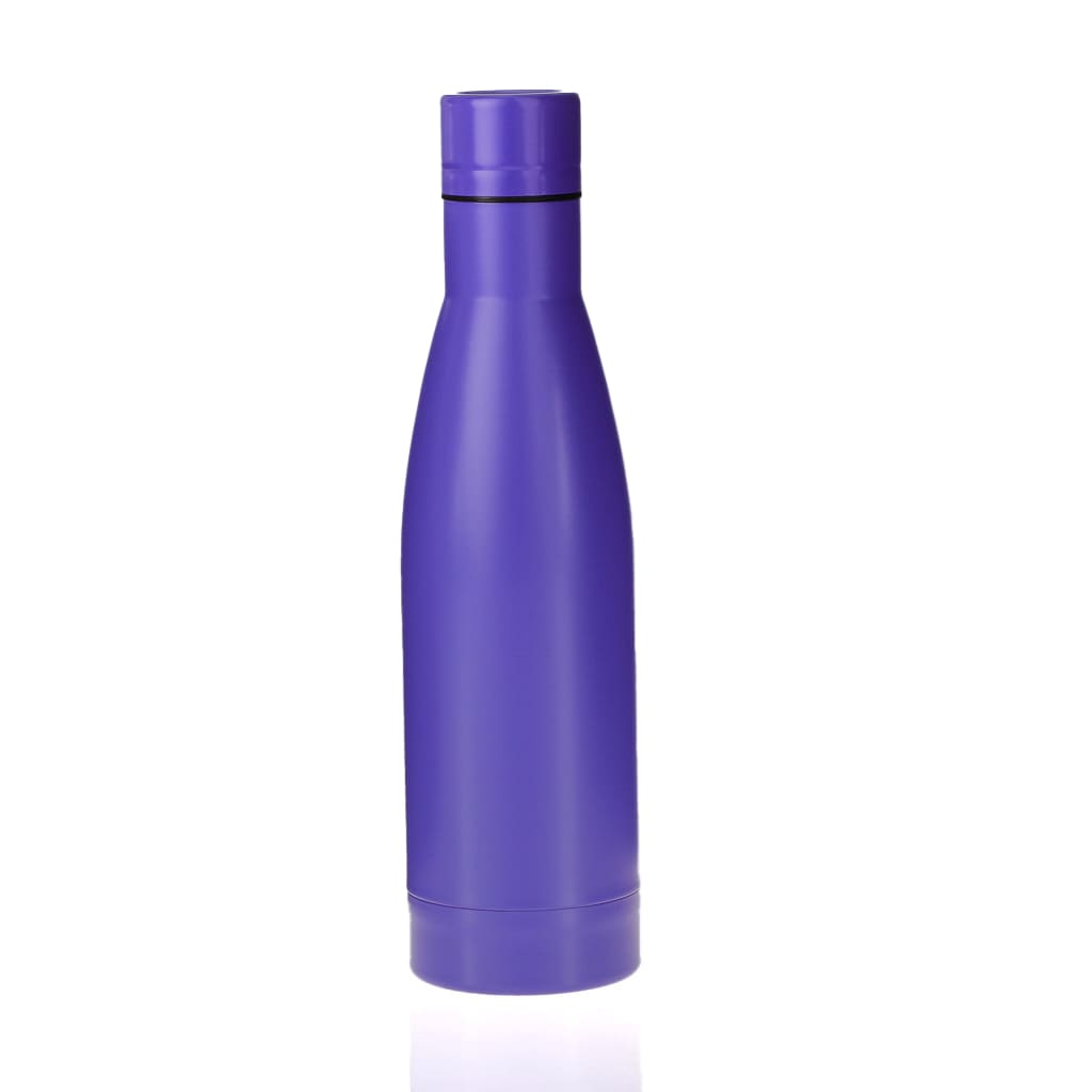 NIESKY – Copper Vacuum Insulated Double Wall Water Bottle – Purple