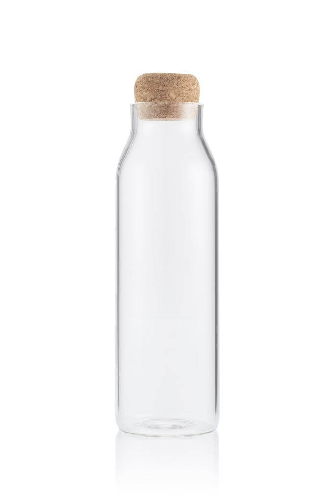 DELLACH – Borosilicate Glass Bottle with Cork Lid – 1200ml