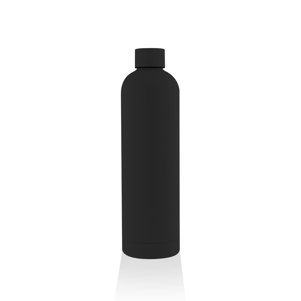 TAUNUS – Soft Touch Insulated Water Bottle – 750ml – Black