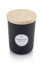 [SCEN 9101] NOUM - Arabic Oudh Scented Glass Candle with Bamboo Lid - Black