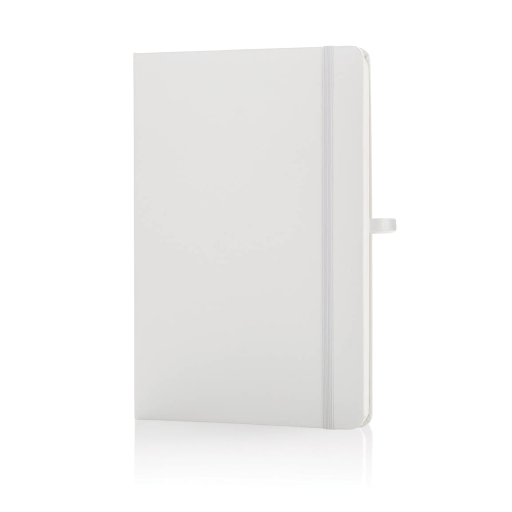 Santhome Khus Hardcover A6 Ruled PVC Notebook White