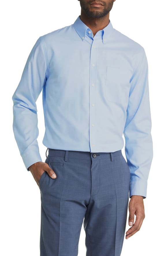 Oxford – Santhome Men’s Business Wrinkle-Free Formal Shirt