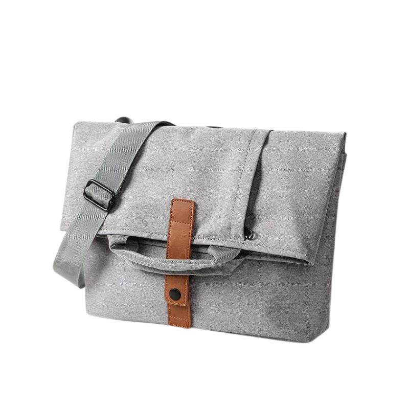 LORETTO – SANTHOME 2-in-1 Messenger & Tote Bag – Light Grey