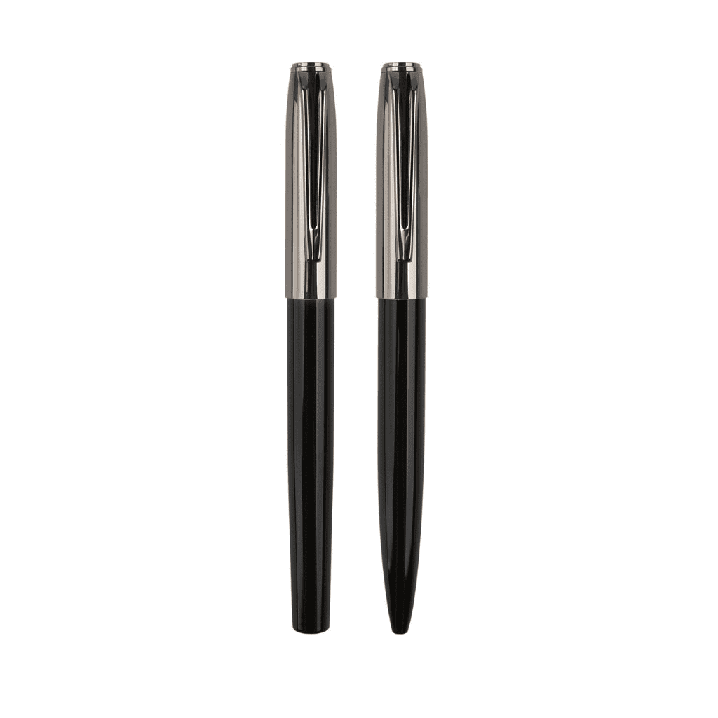 NORA – Gift Set of Roller and Ball Pen – Black