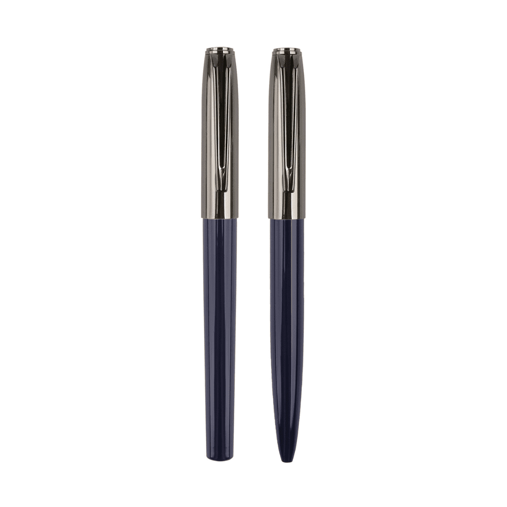 NORA – Gift Set of Roller and Ball Pen – Navy Blue