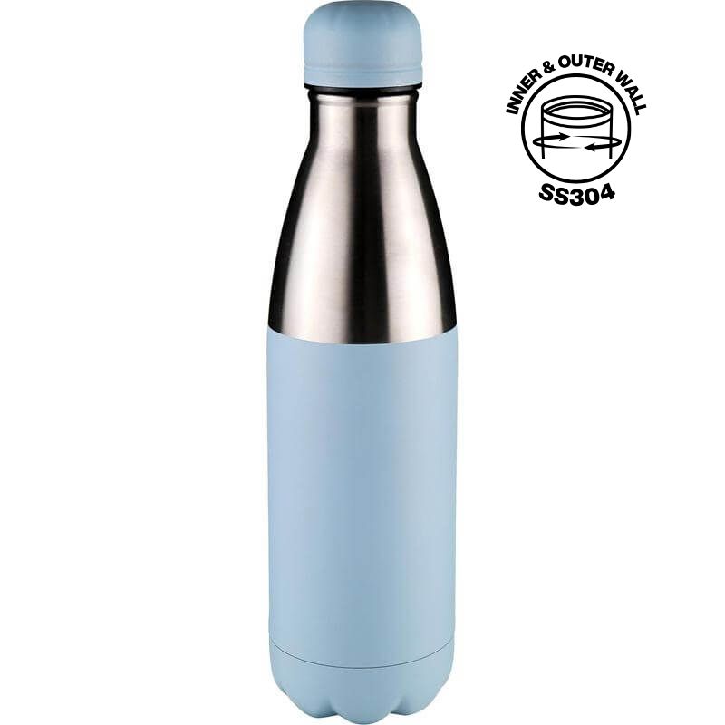 HOPA – Hans Larsen Double Wall Stainless Steel Water Bottle – Sky Blue