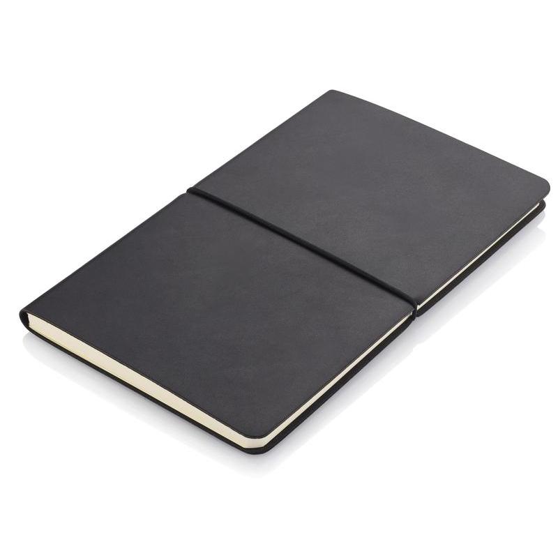 PEJA – Santhome A5 Recycled PU Soft Cover Notebook – Black