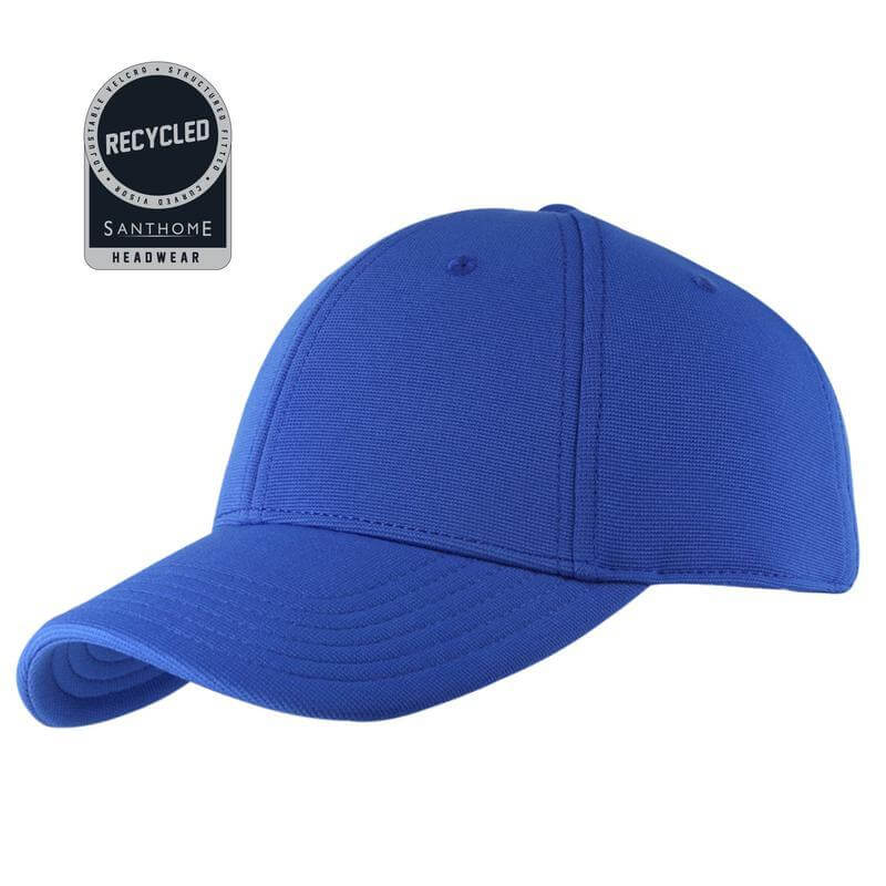 TITAN - Santhome Recycled 6 Panel Adjustable Cap - Royal BluE