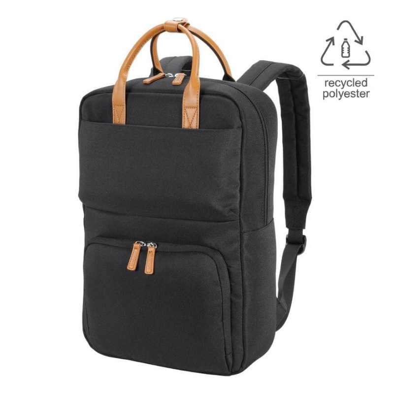 MAINZ - Santhome Metro RPET Laptop Backpack - Black