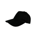 NARVA - 5 Panel Heavy Brushed Cotton Cap - Black