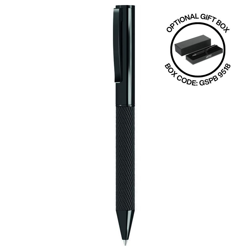 UMA – MESH Premium Metal Ballpoint Pen – Black