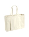 HURUP - Gym/Yoga 310GSM Cotton Tote Bag - White