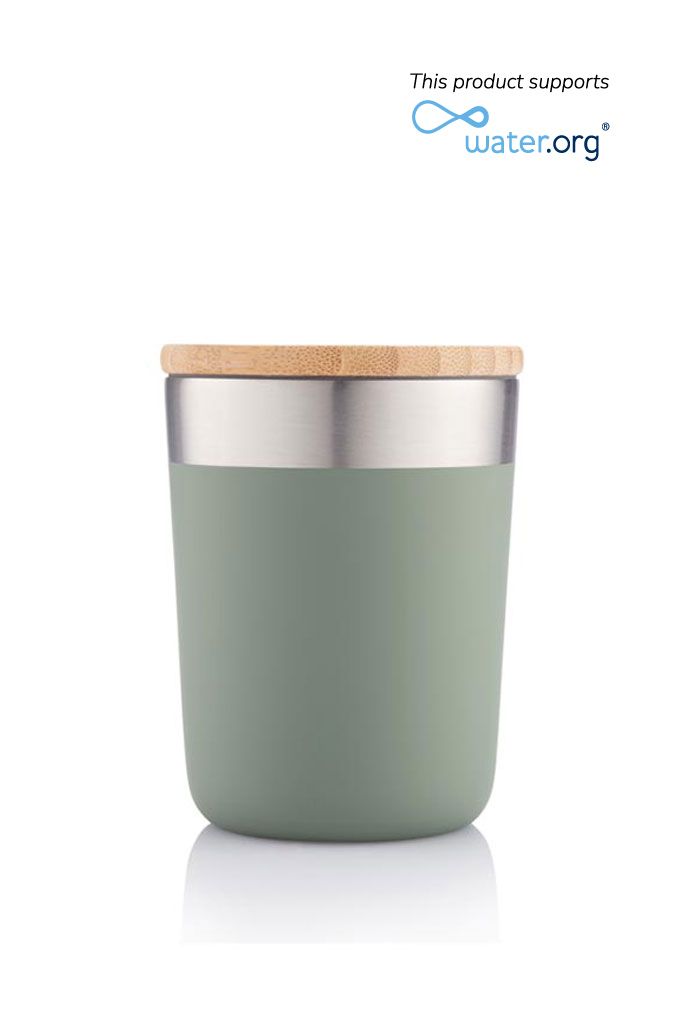 R-LAREN – CHANGE Collection Recycled Insulated Mug – Green