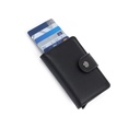 FLORINA - RFID PU Slim Cardholder Wallet - Black