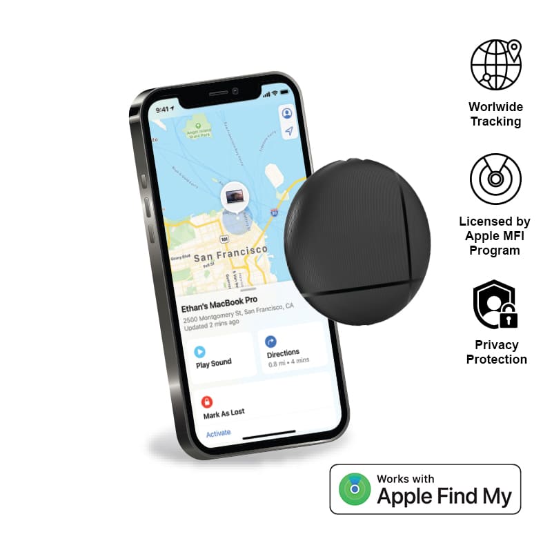 Santhome® TAG – Smart Worldwide Item Tracker (Apple MFI-certified)